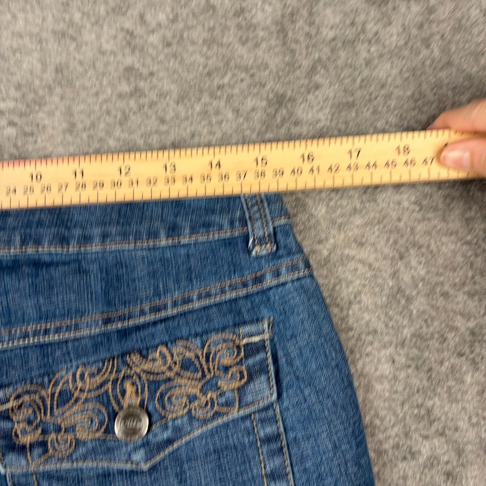 Riders by Lee Denim Capris Womens 10M Blue‎ Jeans Cuffed Casual Summer 13142E6 - Picture 9 of 13